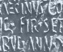 Grabinschrift aus Astigi, Spanien (Ausschnitt)
