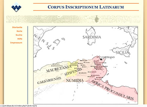 Referred to in this anthology: the provinces of Mauretania Caesariensis and Sitifensis, Numidia, Africa Proconsularis