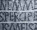 Christliches Mosaik aus Africa proconsularis (Ausschnitt)